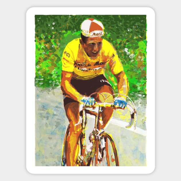 Joop Zoetemelk Sticker by jurjenbertens